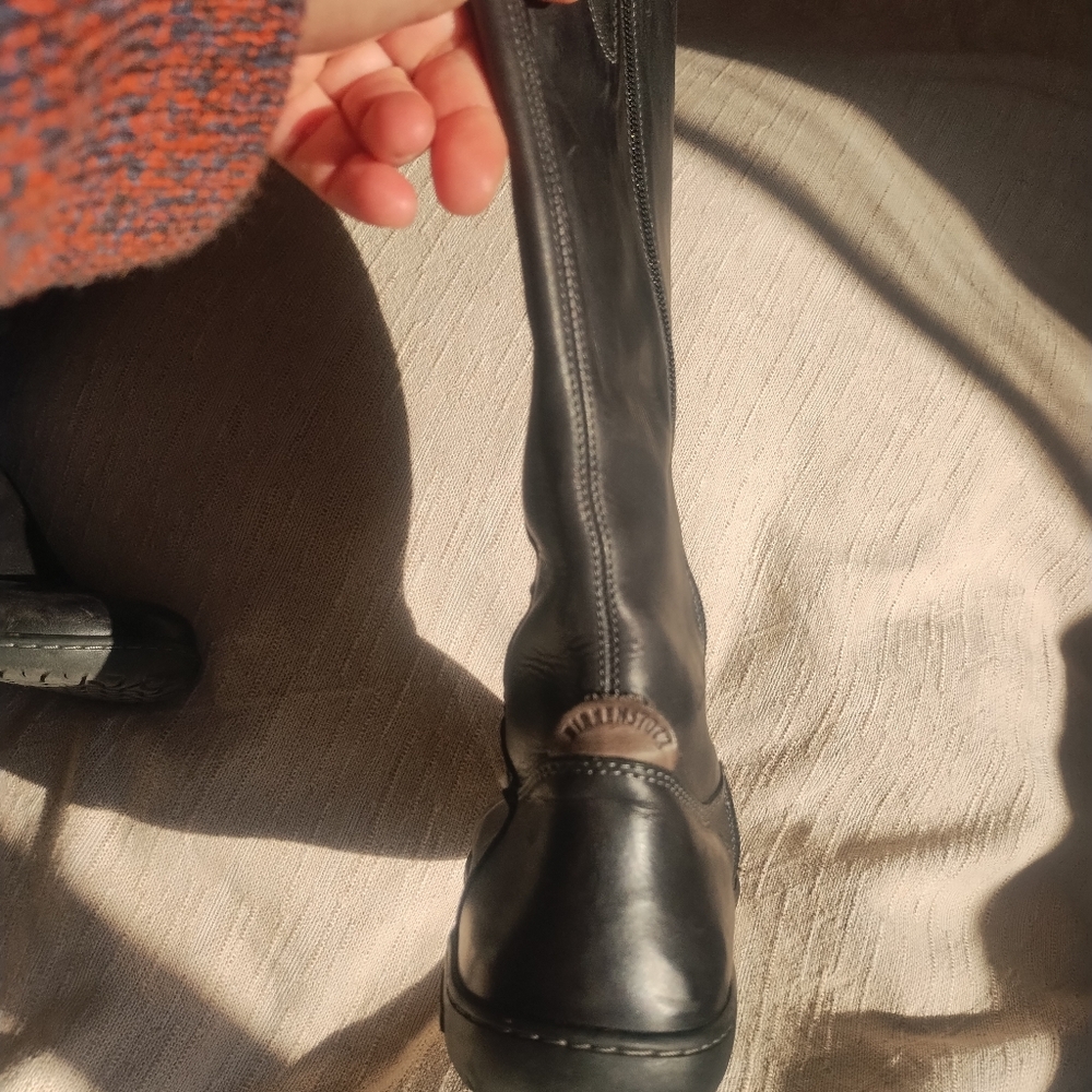 Soft, Tall leather Birkenstock Boots 38 Brown - Picture 7 of 7